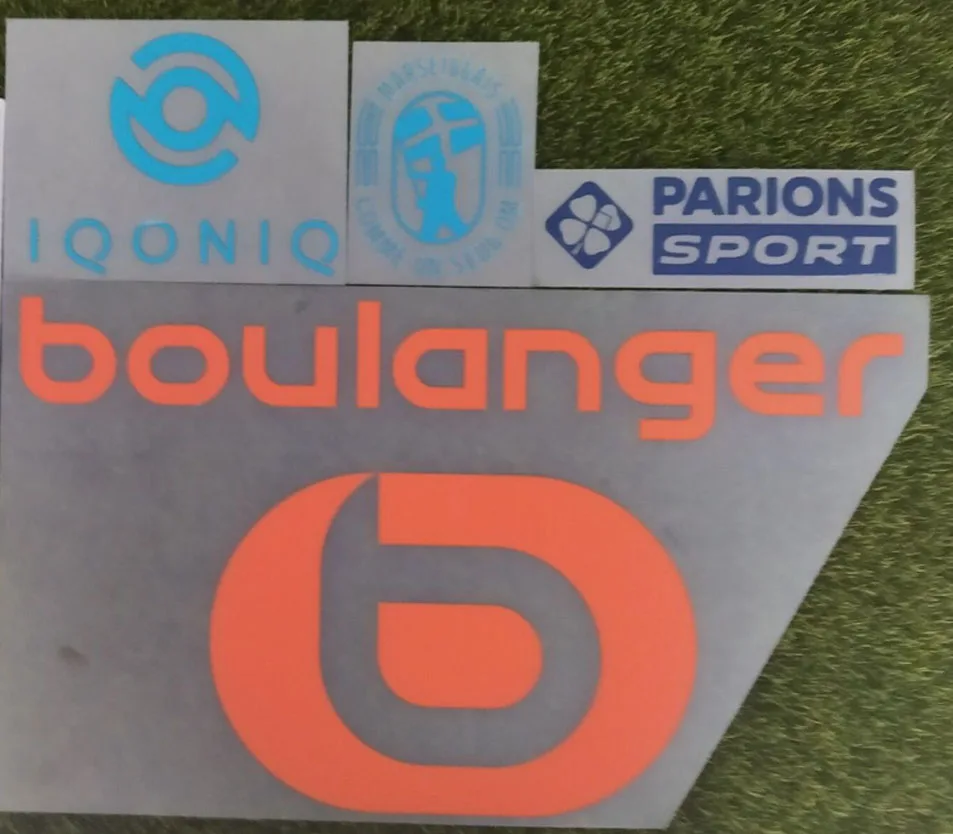 2020 2021 Ligue 1 Марсель спонсор Comme Un seul OM Log значок|Заплатки| |
