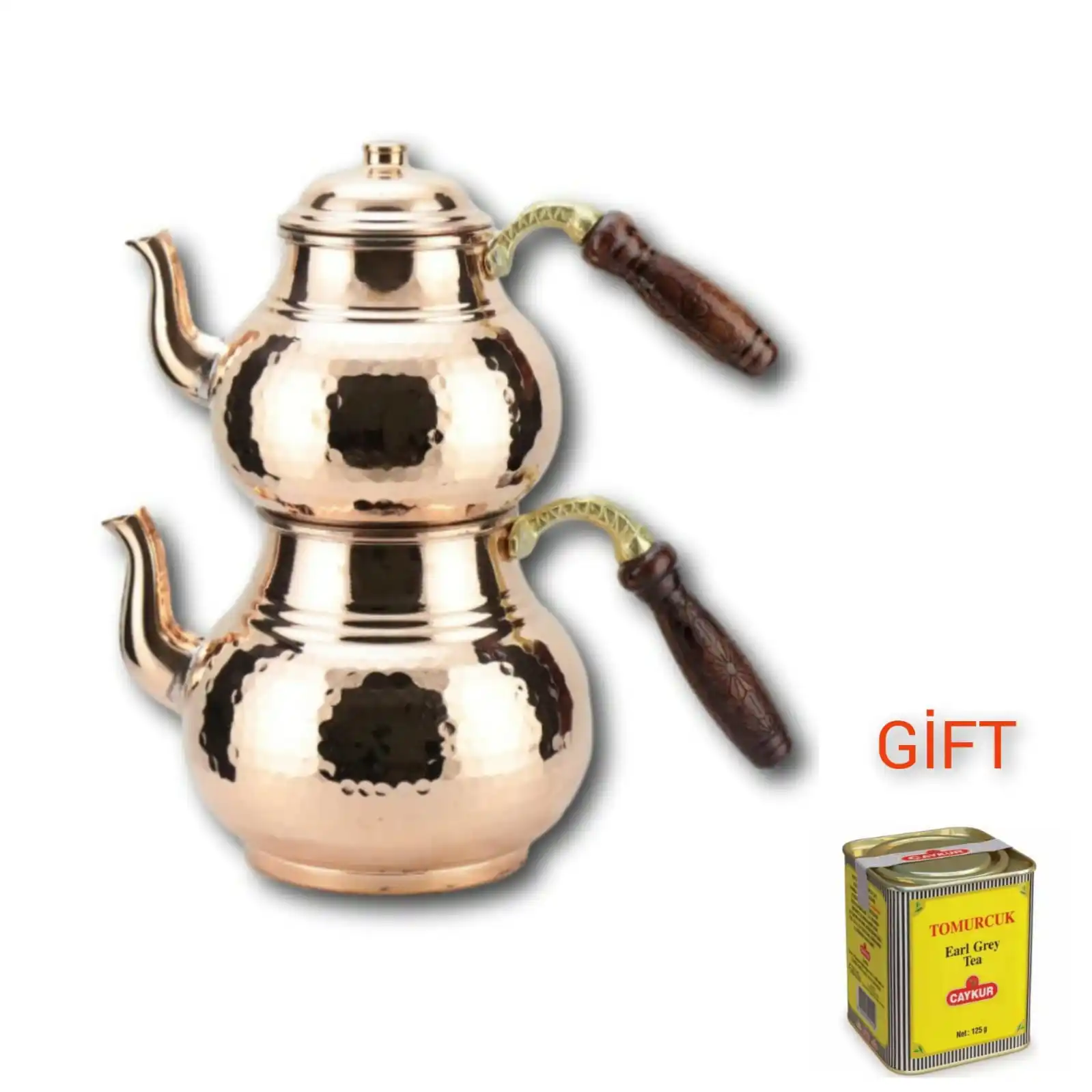 Ручная работа набор медных чайников традиционное турецкое мастерство