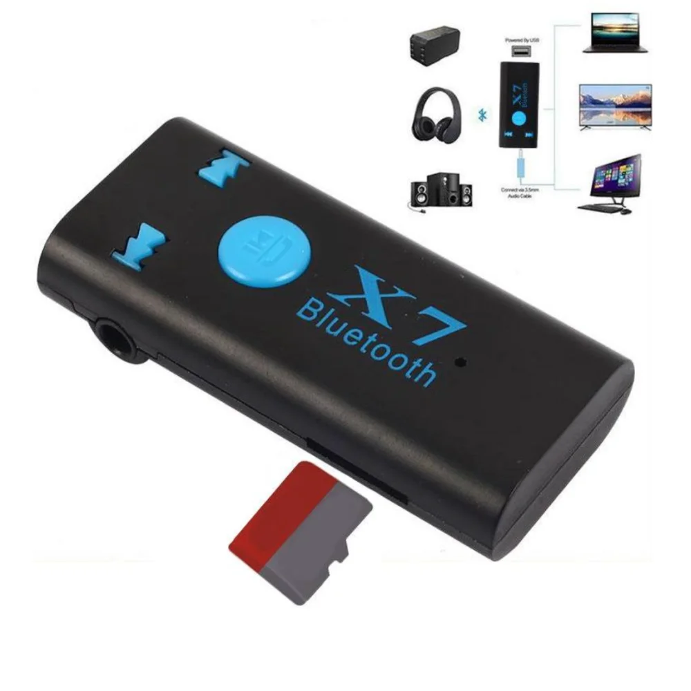 Беспроводной приемник Bluetooth 5 0 + EDR 3 мм разъем для автомобильной музыки аудио Aux A2dp