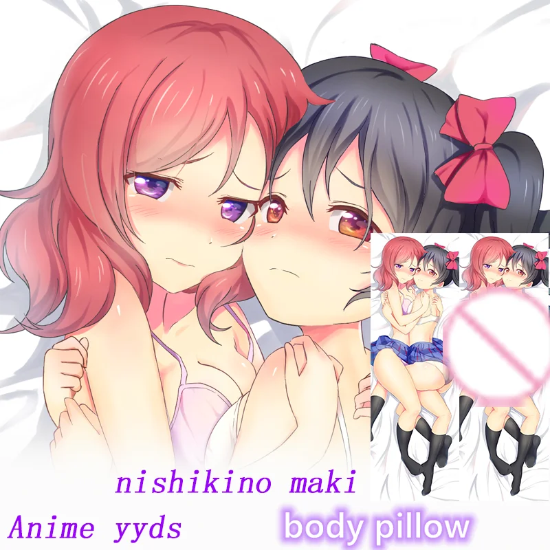 Дакимакура аниме nishikino maki yazawa nico love live! Подушка для тела с двусторонним принтом в