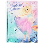 Альбом для раскрашивания с наклейками Depesche TOPModel Create Your Fantasy Ballerina Балерина (04110510011051)
