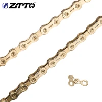 New MTB Golden Semi Hollow SL 10V Chain Mountain Bike Road Bicycle Parts Durable Gold 10s 20 s 30 v 10 Speed for K7 System Cheap