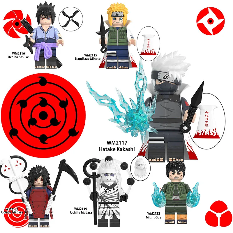 WM6109 WM2115 конструктор аниме мультфильм мини Экшн игрушки Кирпичи подарки для детей