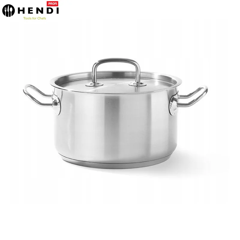 Кастрюля с крышкой HENDI Kitchen Line 3 5 литра 836200 | Дом и сад
