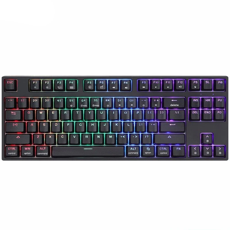 

GK87 USB Mini Pc Gaming Keyboard ABS Key/Wired Connection USB Type C RGB Keyboard Backlight DIY Light Teclado Mecánico