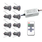 1 Вт 12 В мини светодиодный прожектор IP65 Прожектор для лестницы кухни готовой бленды лампа чехол точечный светильник лампа для шкафа + источник питания MeanWell