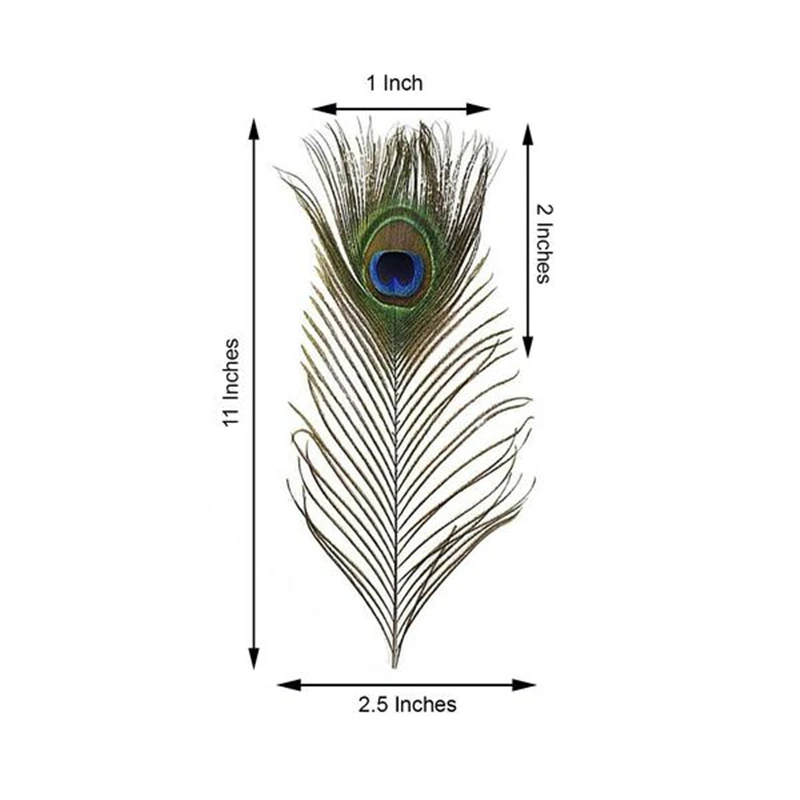 10 шт. натуральные перья павлина для рукоделия Свадебные украшения дома 25-30 см