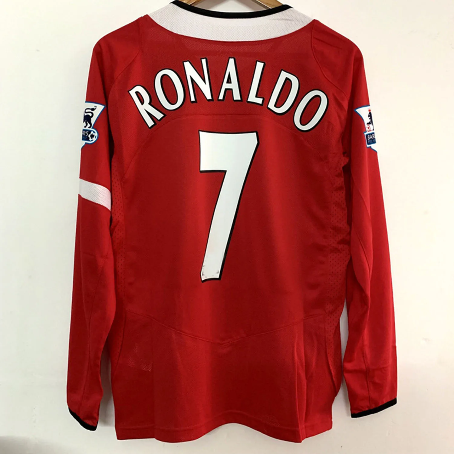 

Retro Football MEN shirt adult men RONALDO Jerseys #7 Long Sleeve Football Jersey
