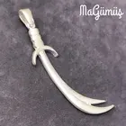 Зулфикар меч Гц. Ожерелье из настоящего серебра 925 пробы с исламским символом на Ali