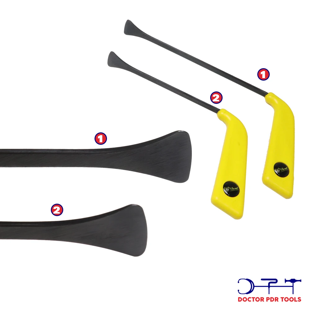 comprar Carro Paintless Dent Repair Pdr Ferramentas De Remoção De Cauda De Baleia Dent Haste Conjunto 2-piece Baleia Cauda Mão Ferramentas Vehice Corpo Reparação De Automóveis