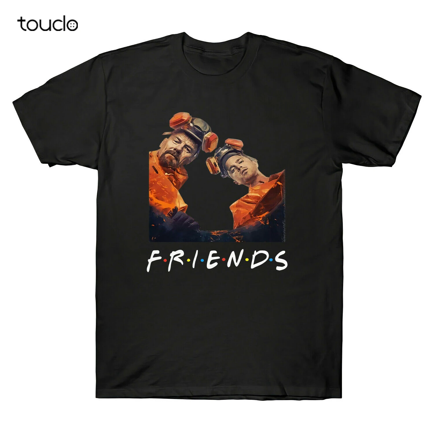 Винтажная Футболка Breaking Bad Friends Walter White and Jesse | Мужская одежда