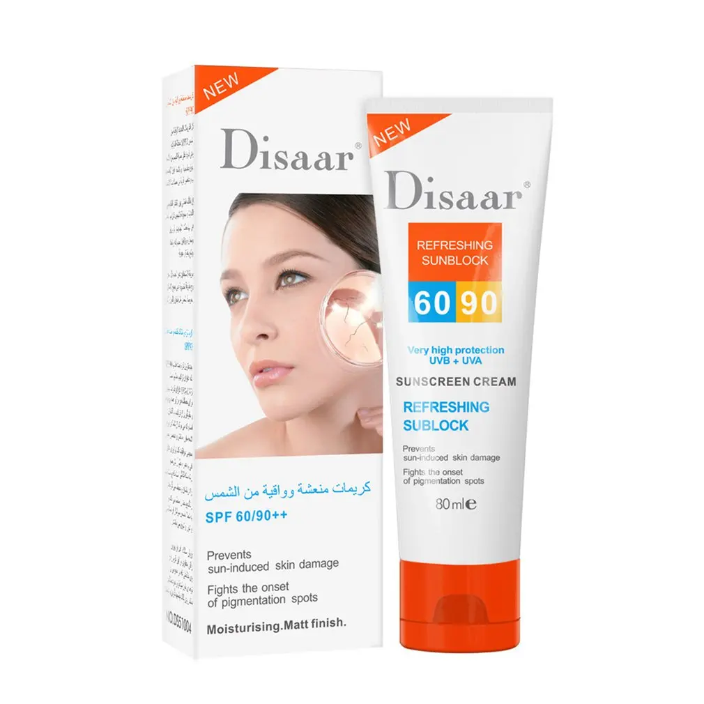 

Sunscreen Cream Facial Body Whitening Anti-UV Sunblock Skin Protective Anti-Aging Oil-control Moisturizing SPF60++ Skin Care