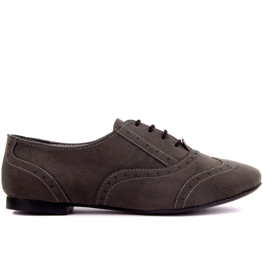 Moxee серые замшевые Для женщин повседневная обувь|Обувь без каблука| |