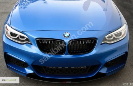 Универсальная насадка на передний бампер BMW F10 F20 F22 сплиттер для губ пианино