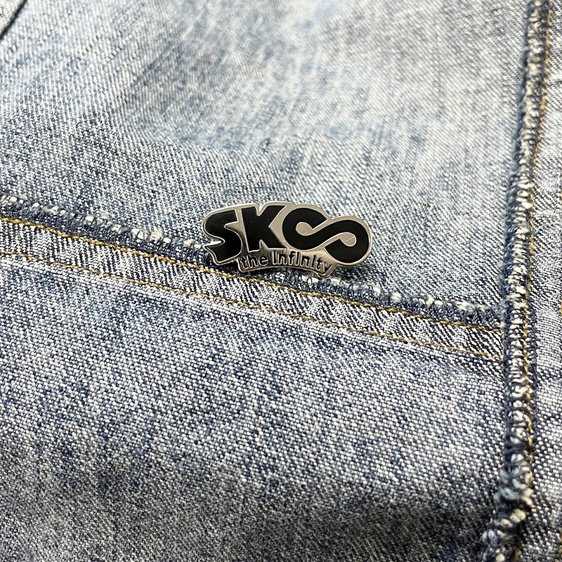 Эмалированная булавка с логотипом Infinity Sk8 для скейтборда аксессуары подарка -