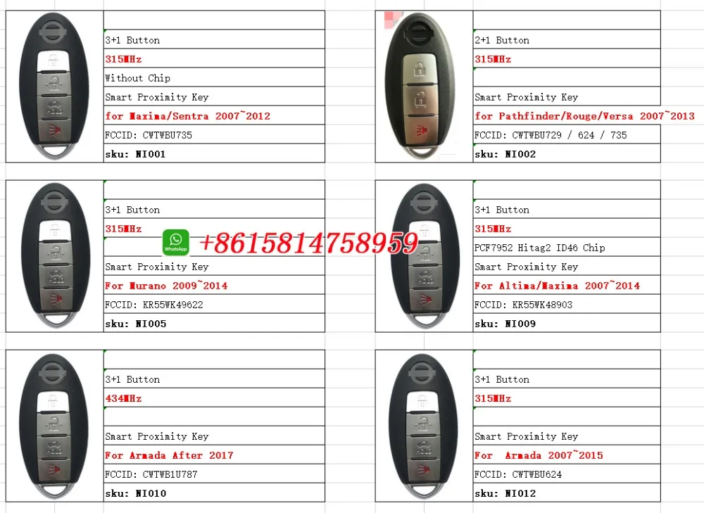 2 кнопки 434 МГц FSK умный ключ приближения для Nissan Qashqai X-Trail с чипом Hitag AES 4A S180144102 CMIIT ID: 2012DJ6167