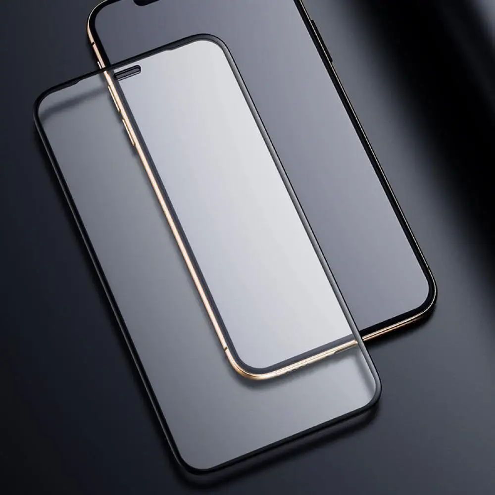 Monarch защитное стекло премиум класса полноэкранное 4D для iPhone 11 PRO MAX/XS MAX с чёрной
