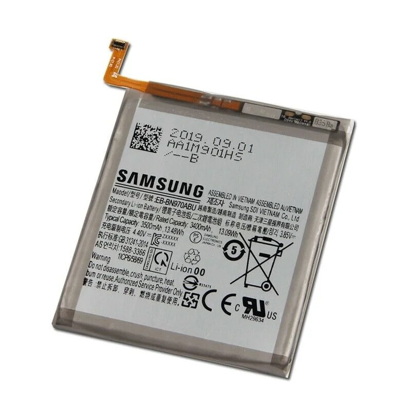 

Аккумулятор Samsung Note 10 SM-N970F 3500 мАч. EB-BN970ABU