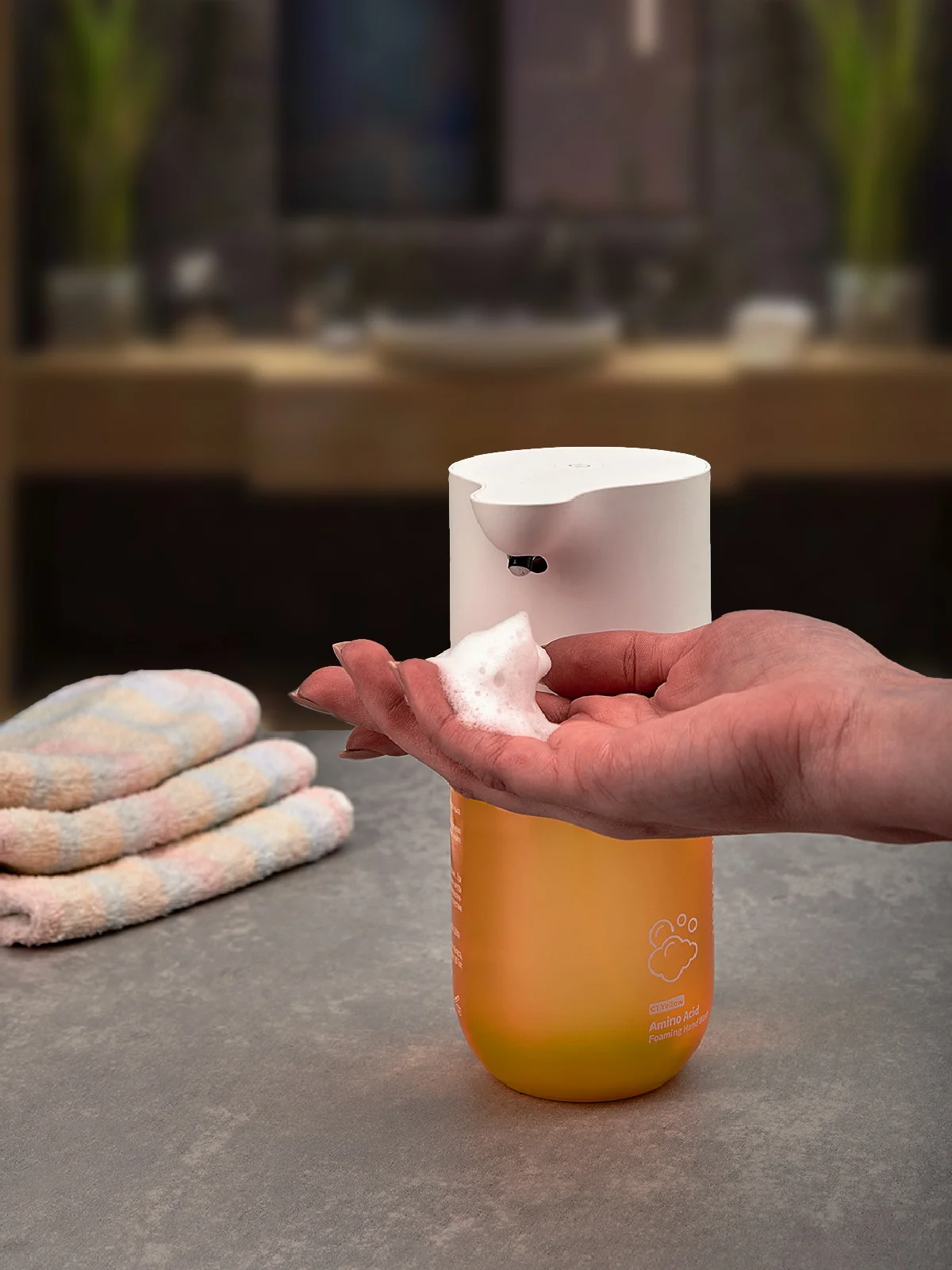 Simpleway automatic liquid soap dispenser with amino acids (citrus) | Обустройство дома