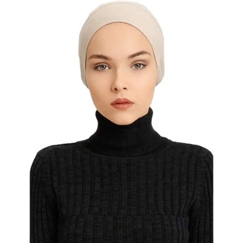 

Чепчик хиджаба, нижний шарф, нескользящий, силиконизированный, бежевого цвета, для всех сезонов, мусульманские женские топы, исламский внутренний шарф....................................................................