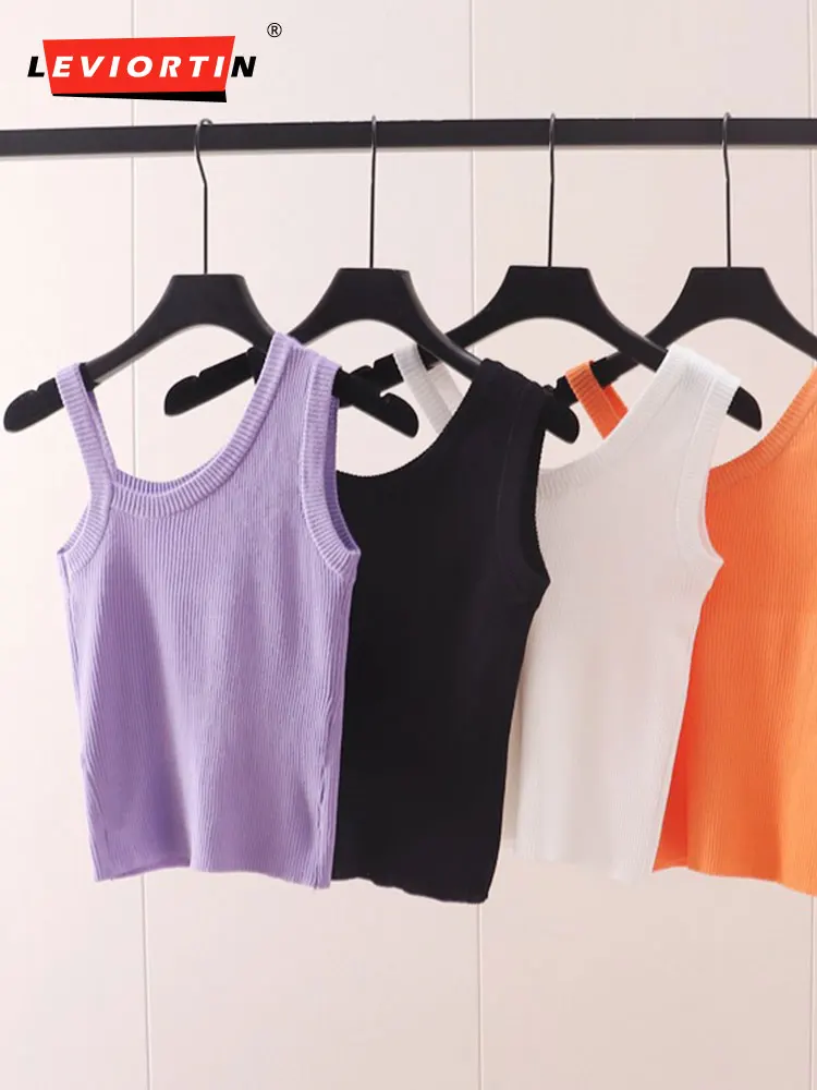 

y2k Crop Top Woman Clothes Tank Fitness Yoga Short Vest Running Off Shoulder T-shirt Sexy Vest Solid Harajuku Korean Tops