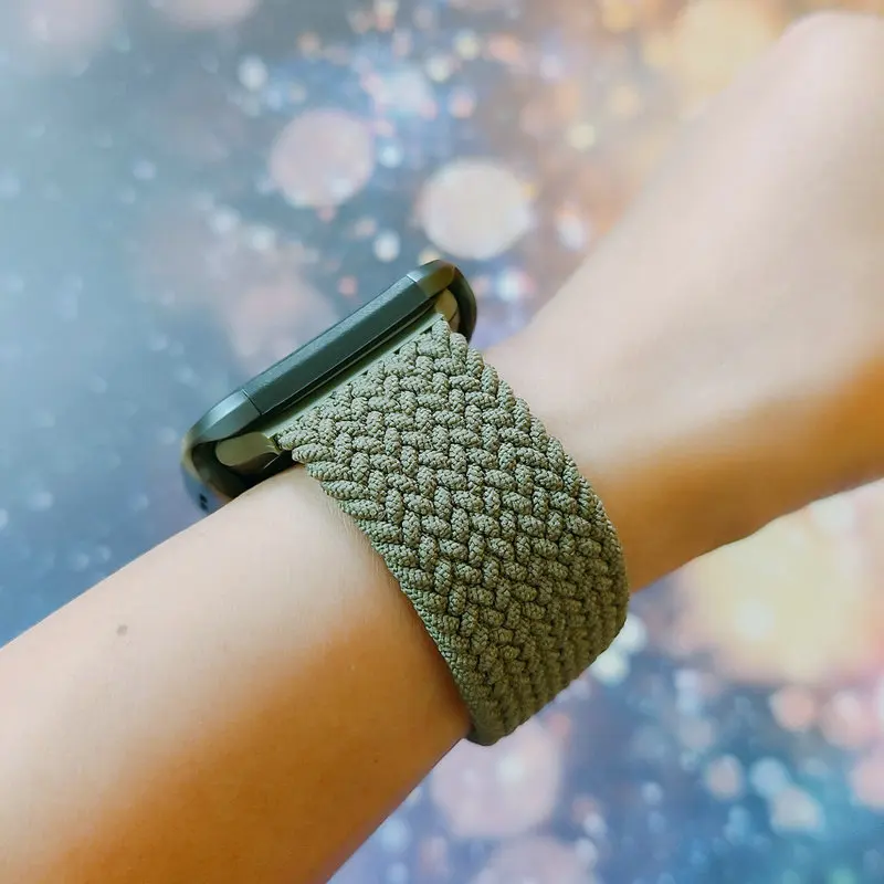 

Strap For Apple Watch Series 6 Braided Solo Loop Band 5/SE/4 40MM 44MM Woven Watchbands For iwatch 3/2/1 38MM 42MM Strap