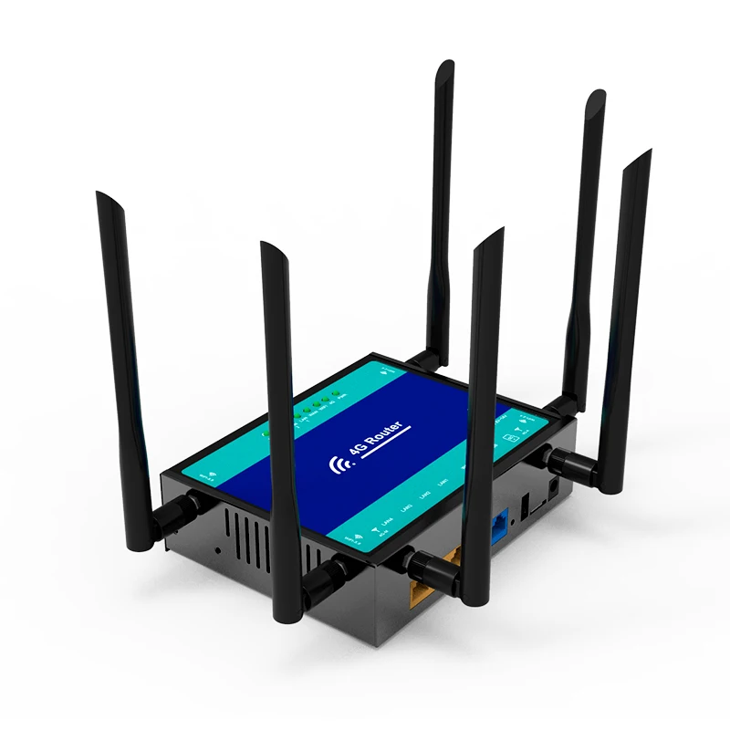 

Cioswi WG155-T CAT6 Gigabit Dual Band IPQ4019 880MHz Chipset 4G LTE Wifi Router DDR3 256MB With SIM Card 1300Mbps High Speed