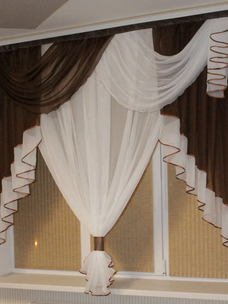 Комплект занавесок для кухни ИРИС | Дом и сад