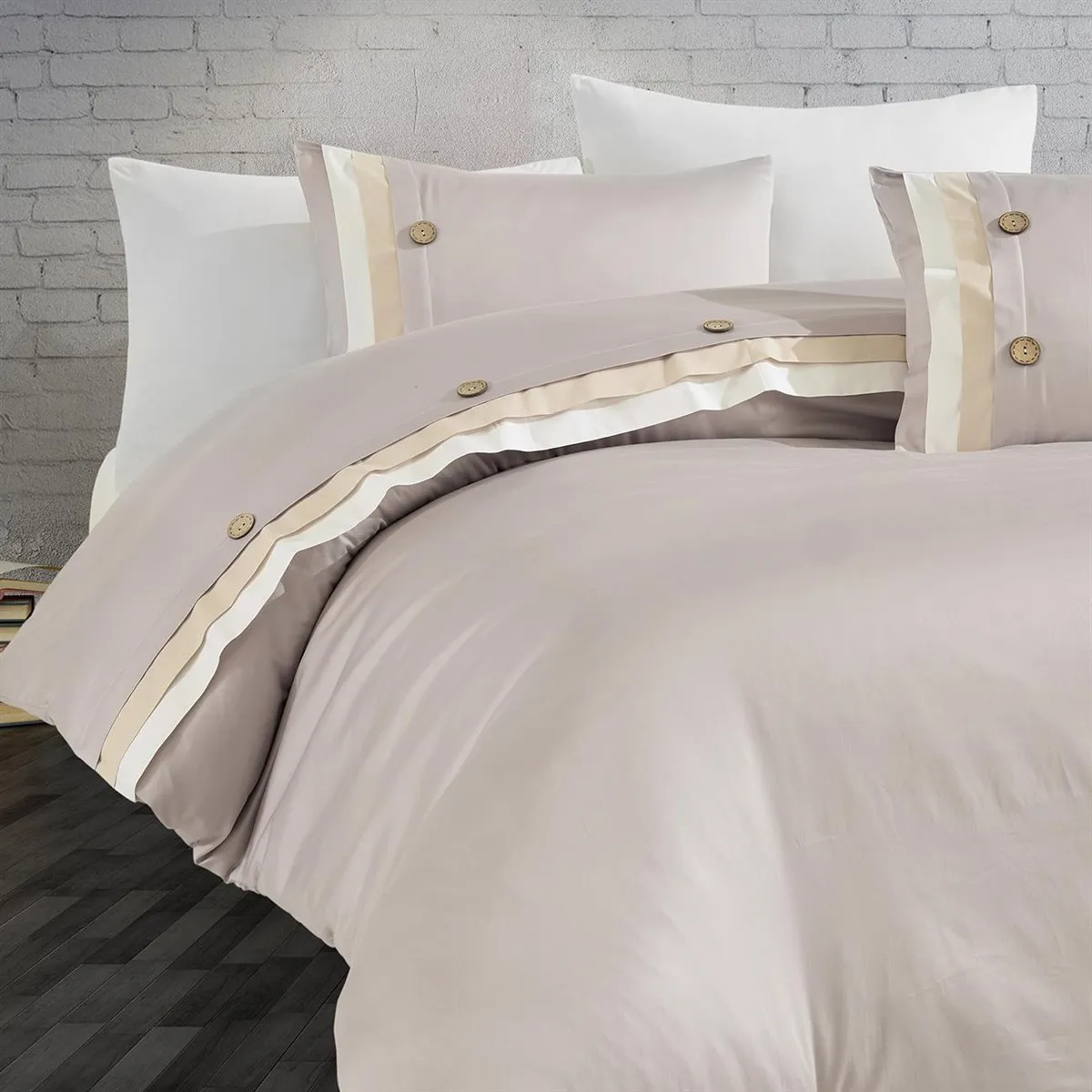 

Single bedding set 100% Cotton duvet cover Duvet cover including 4 bed sheets High quality Aesthetic look fashion Home textile