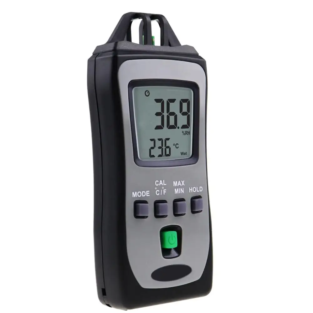 

TM-730 Digital Pocket Size Thermo-Hygrometer Temperature Meter Humidity Tester with Wet Bulb and Dew Point Measurement