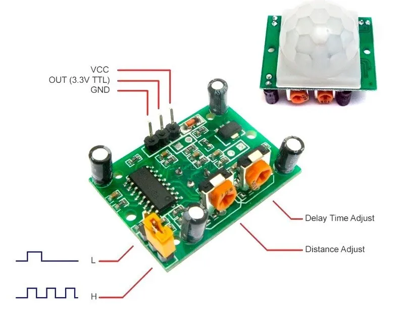 Infrared motion sensor hc-sr501 |