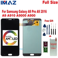 imaz amoled for samsung galaxy a9 pro 2016 a9 a910 a9100 a910f display touch screen replacement for samsung a9 pro duos lcd