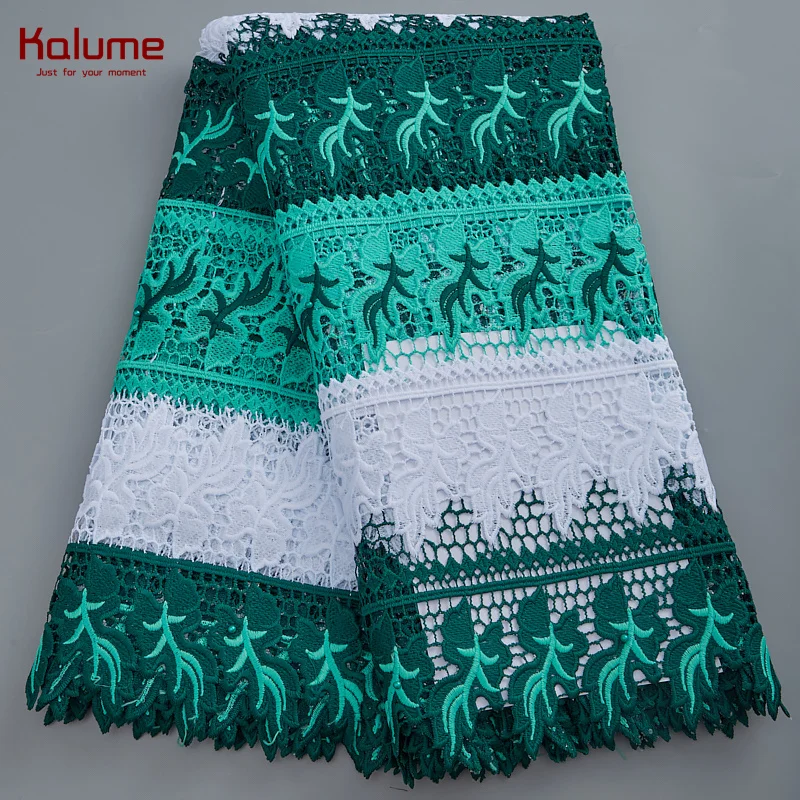 

Kalume Guipure Fabric 5 Yards African Guipure Cord Lace Fabric 2022 Nigerian French Water Soluble Lace Fabric For Diy Sew H2818