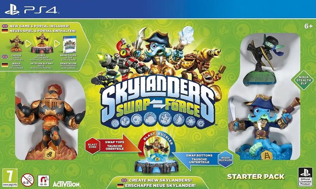 Стартовый набор для PS4 SKYLANDERS SWAP FORCE|Игрушки с управлением через приложение| |
