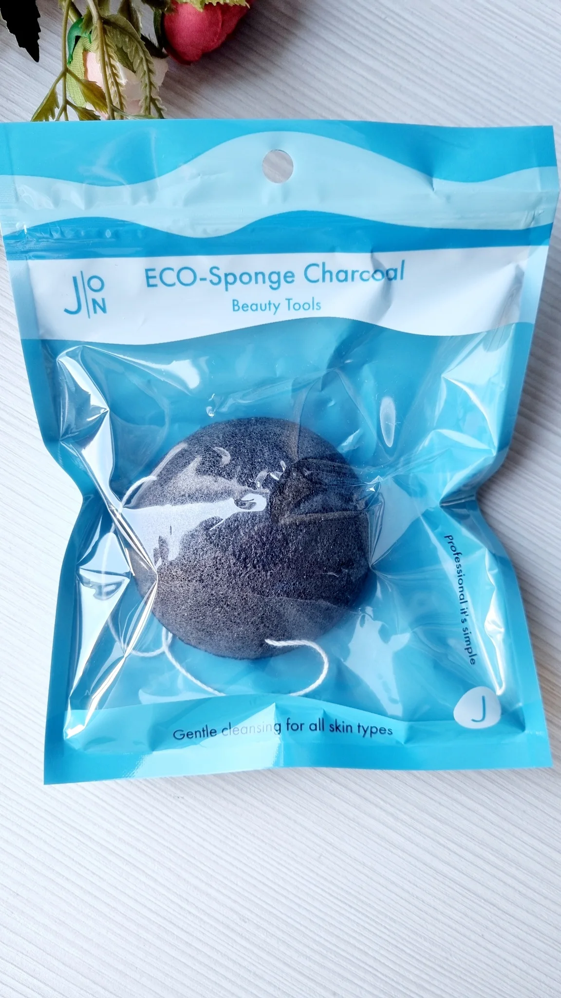 Sponge-beauty konnyaku facial skraber eco-sponge J: On |