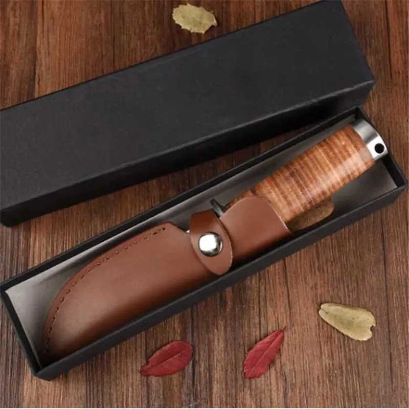 Охотничий нож для барбекю тактические инструменты из высокоуглеродистой стали с