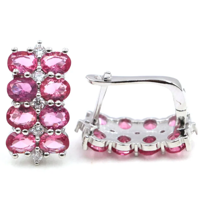 Серьги гвоздики женские из серебра и турмалина 21 х11 мм|925 silver ring|silver ringblue topaz |