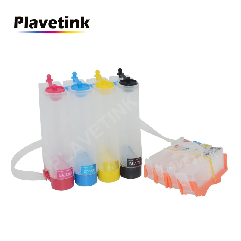 Plavetink для hp 178 XL СНПЧ система беспрерывной подачи чернил для hp Photosmart 5510 5511 5512 5514 5515 5520 5521 принтер с чипом сброса
