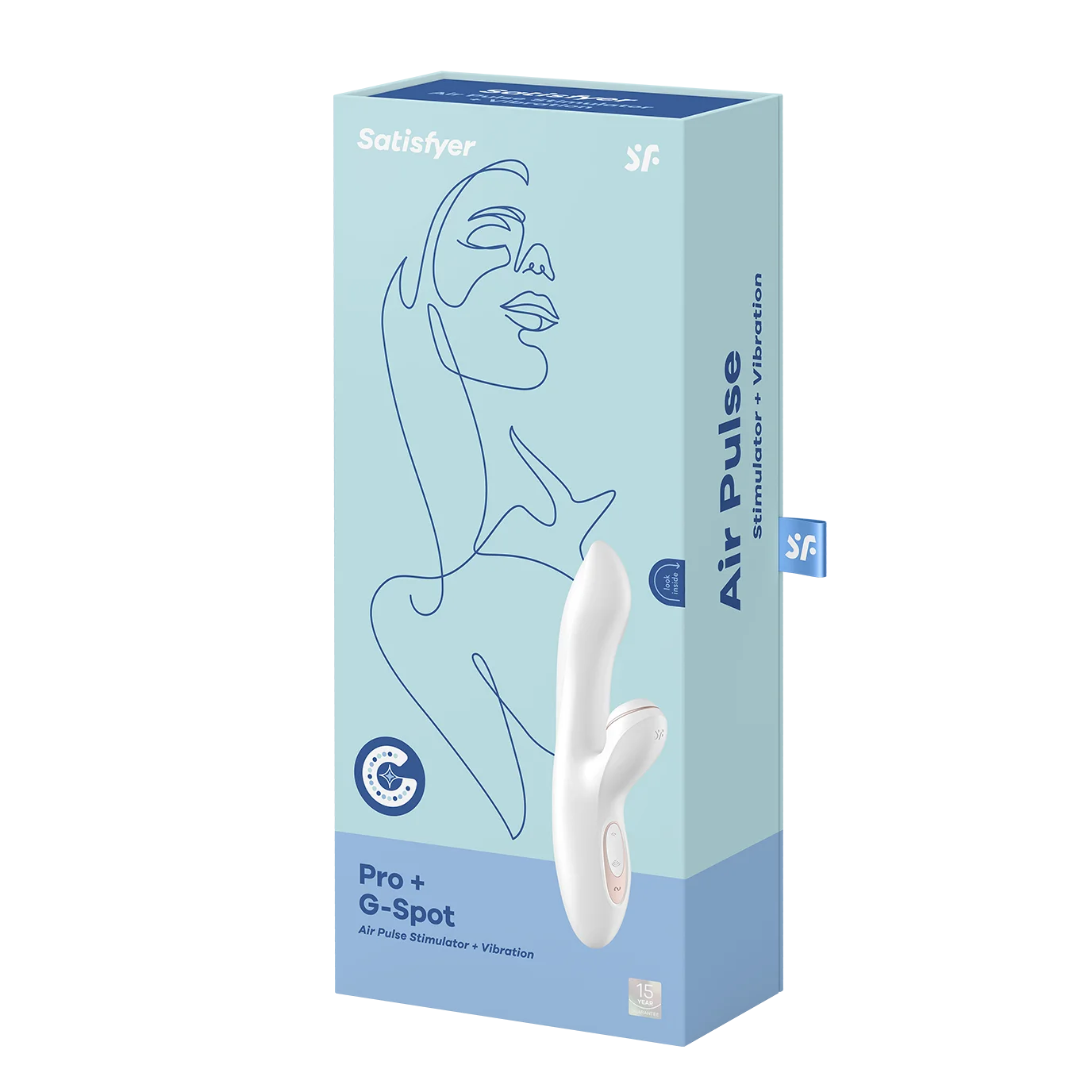 Вибратор с вакуумно-волновой стимуляцией клитора Satisfyer Pro G-Spot Rabbit | Красота и