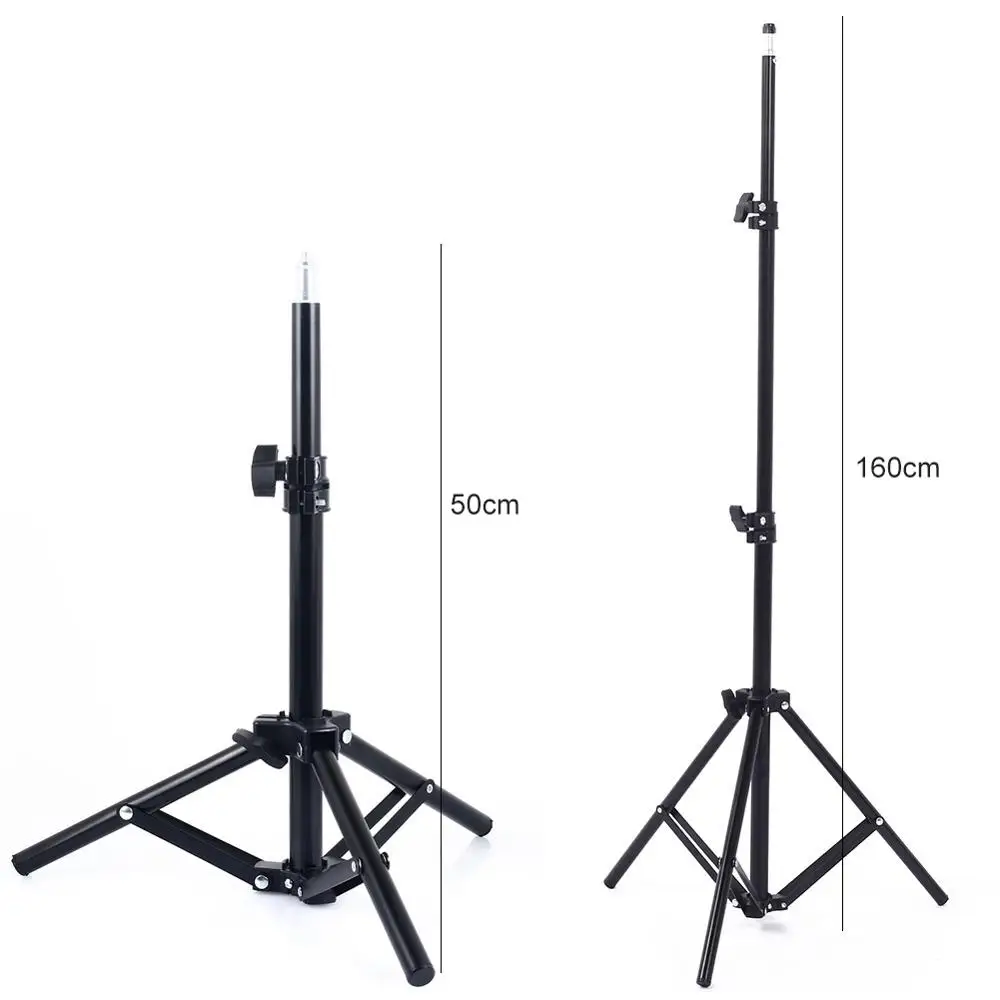 Лампа кольцевая светодиодная для селфи студийный светильник с триподом и