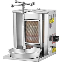 1 burner propane lpg natural gas shawarma gyro turkish doner kebab machine vertical broiler for home use meat capacity10 kg
