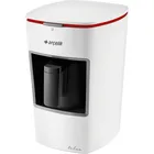 HERSEYSTORE Arelik K-3300 мини Telve турецкий Кофе машина белый, черный и розовый цвета фиолетовый 3 чашки и дополнительная чашка кофе и блюдце