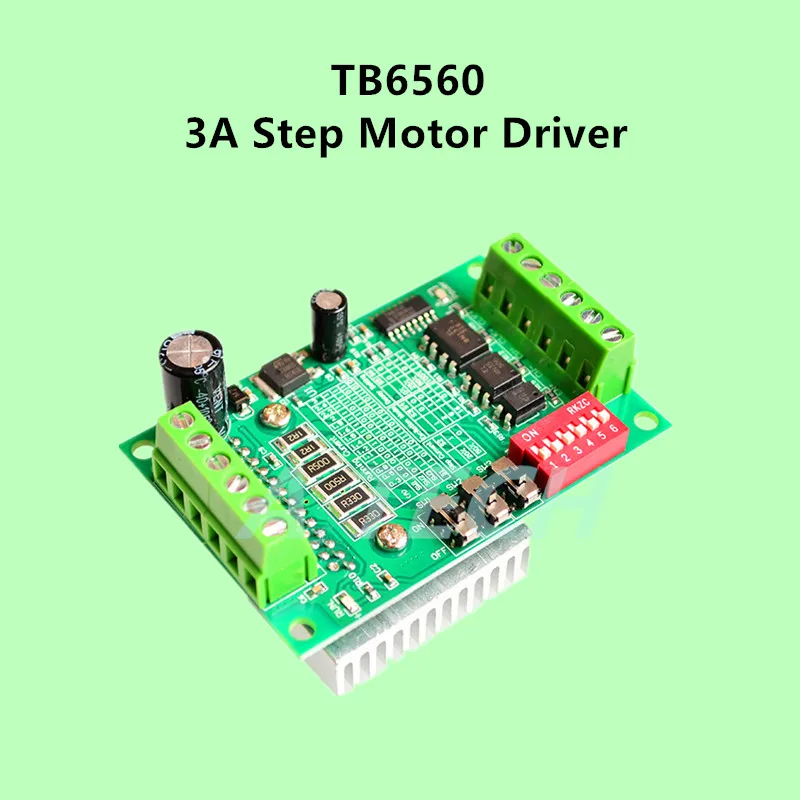 Драйвер шагового двигателя TB6560 3A плата привода одноосевой модуль контроллера CNC