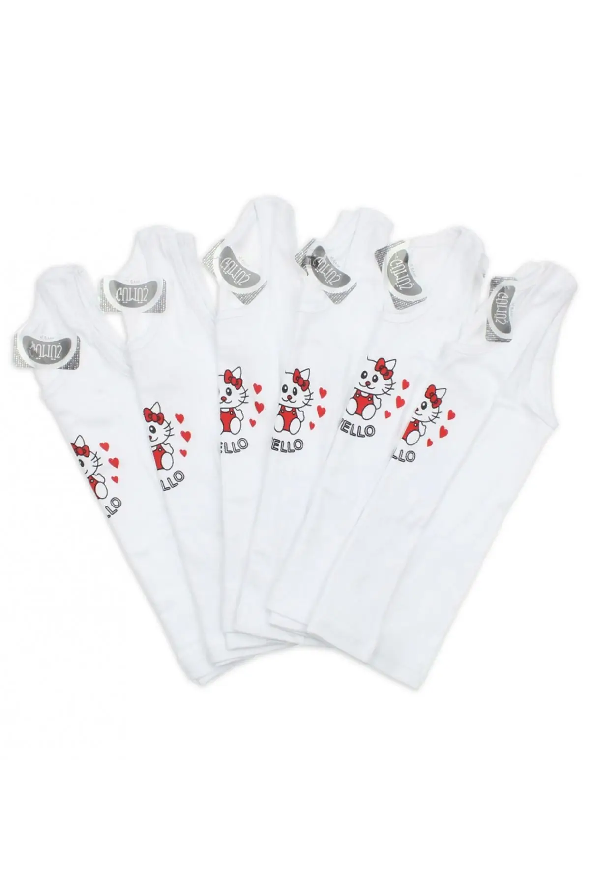 Серебряное нижнее белье Одежда для девочек Детская майка с подтяжками 040-3026-027 |