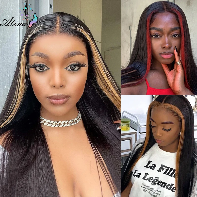 Парик из человеческих волос с лейс фронталом в стиле Омбре медово-блондин с подчеркиванием и цветом бургунди 99J, реми бразильского происхождения для чернокожих женщин.