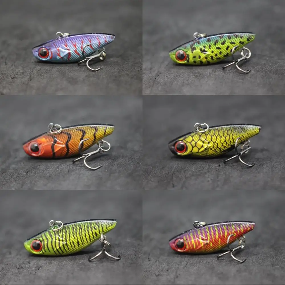 wLure 4cm 4.6g Tiny Lipless Hard Lure Carp Fishing Fly Fishing Bait Tail Hook Sinking to Bottom Lure Fishing L666