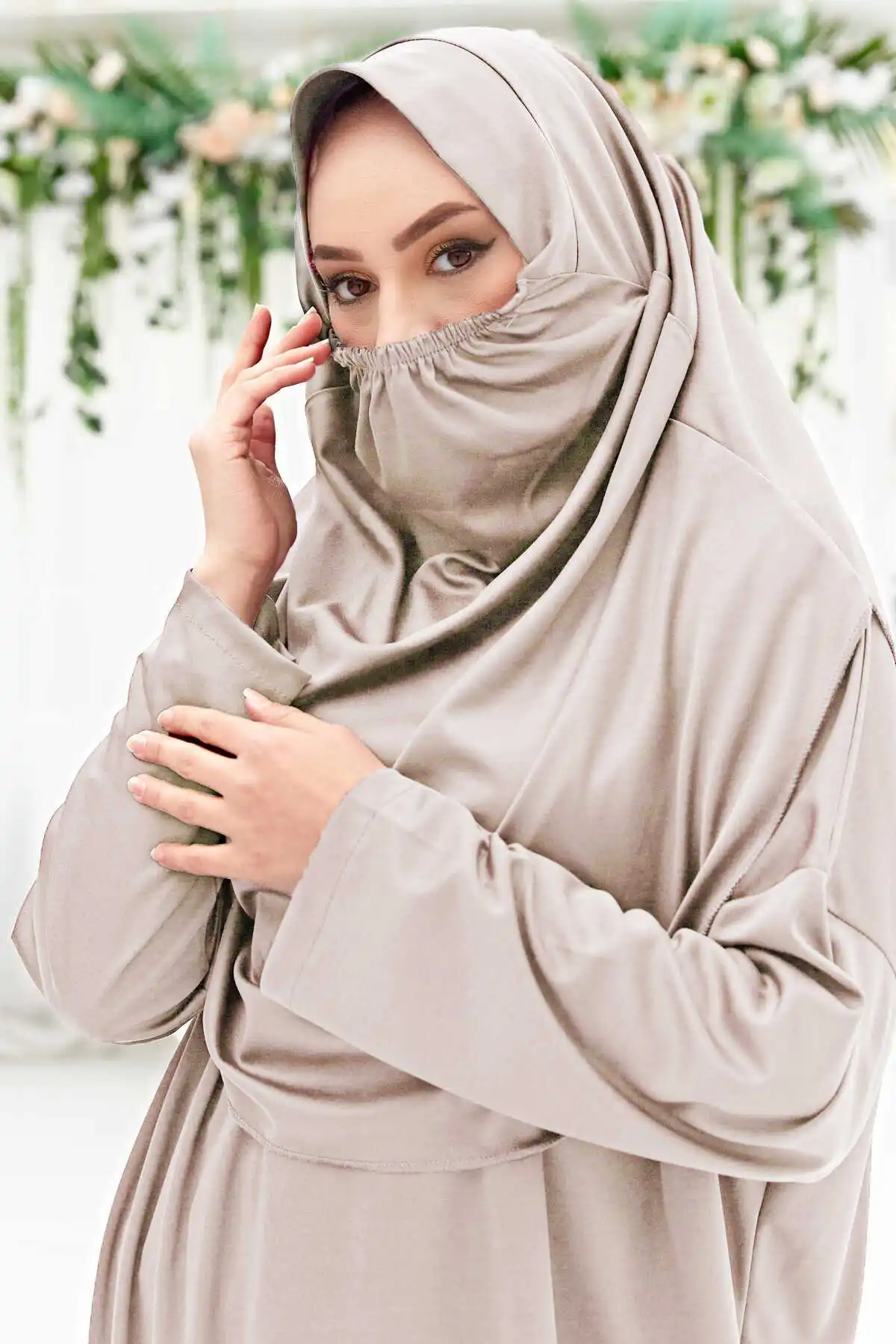 Veiled Hijab Prayer Dress Turkey Muslim Fashion Islam Clothing Dubai Istanbulstyles Istanbul Ramadan 2022