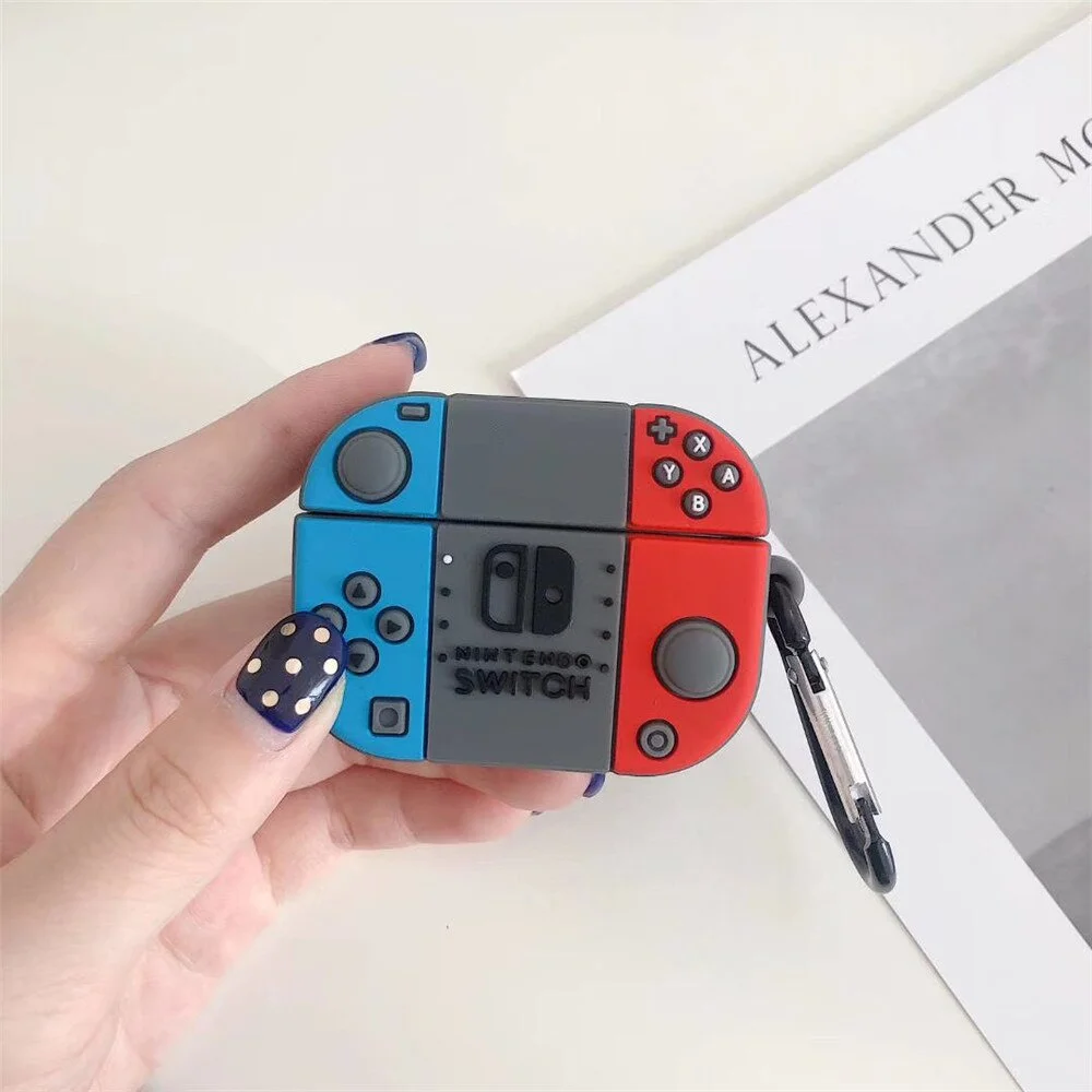 

For Airpods 3 case for airpods Pro 2 1 cover Retro cute cartoon 3D Silicone earphone case recreational machines Game handle