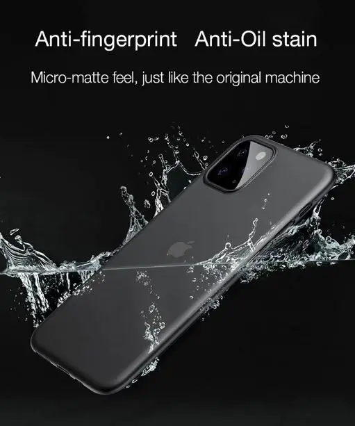 CAFELE PP чехол для iphone 11 pro max x Ультра тонкий коврик Чехлы Apple модный отрегулированный