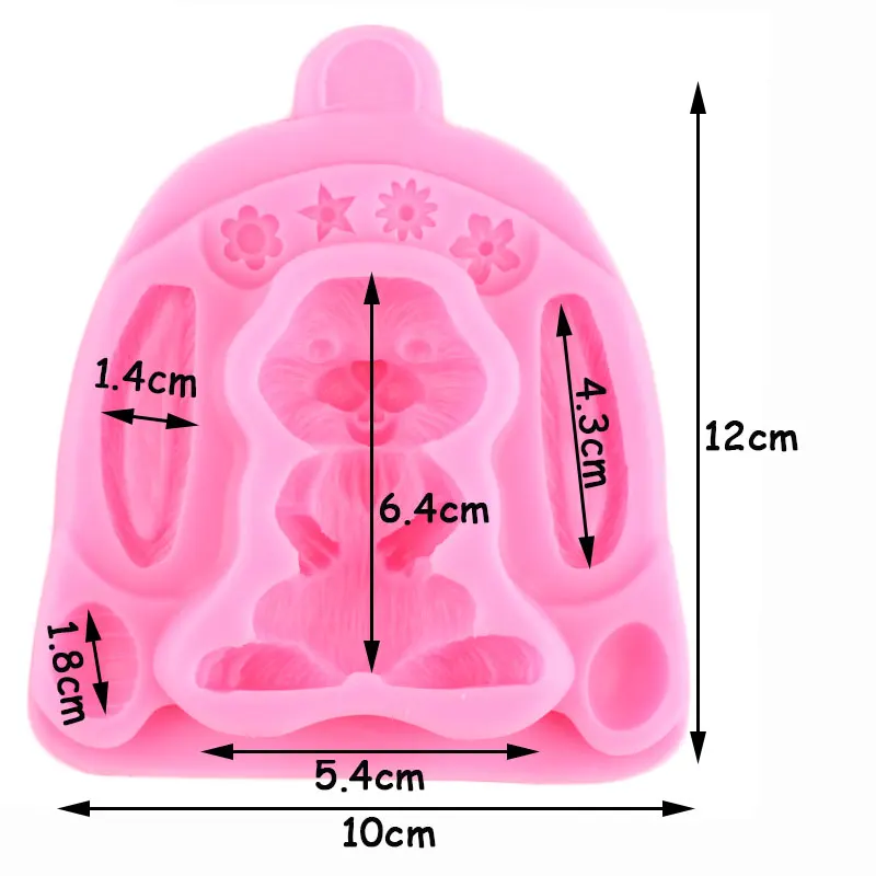 3D кролик пасхальное яйцо силиконовая форма Яйца динозавра конфеты глина шоколад
